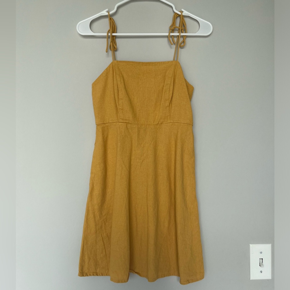 Linen Mini Dress